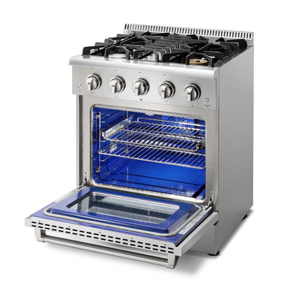 Thor Kitchen 30-inch Professional Liquid Propane Range - Hrg3080ulp