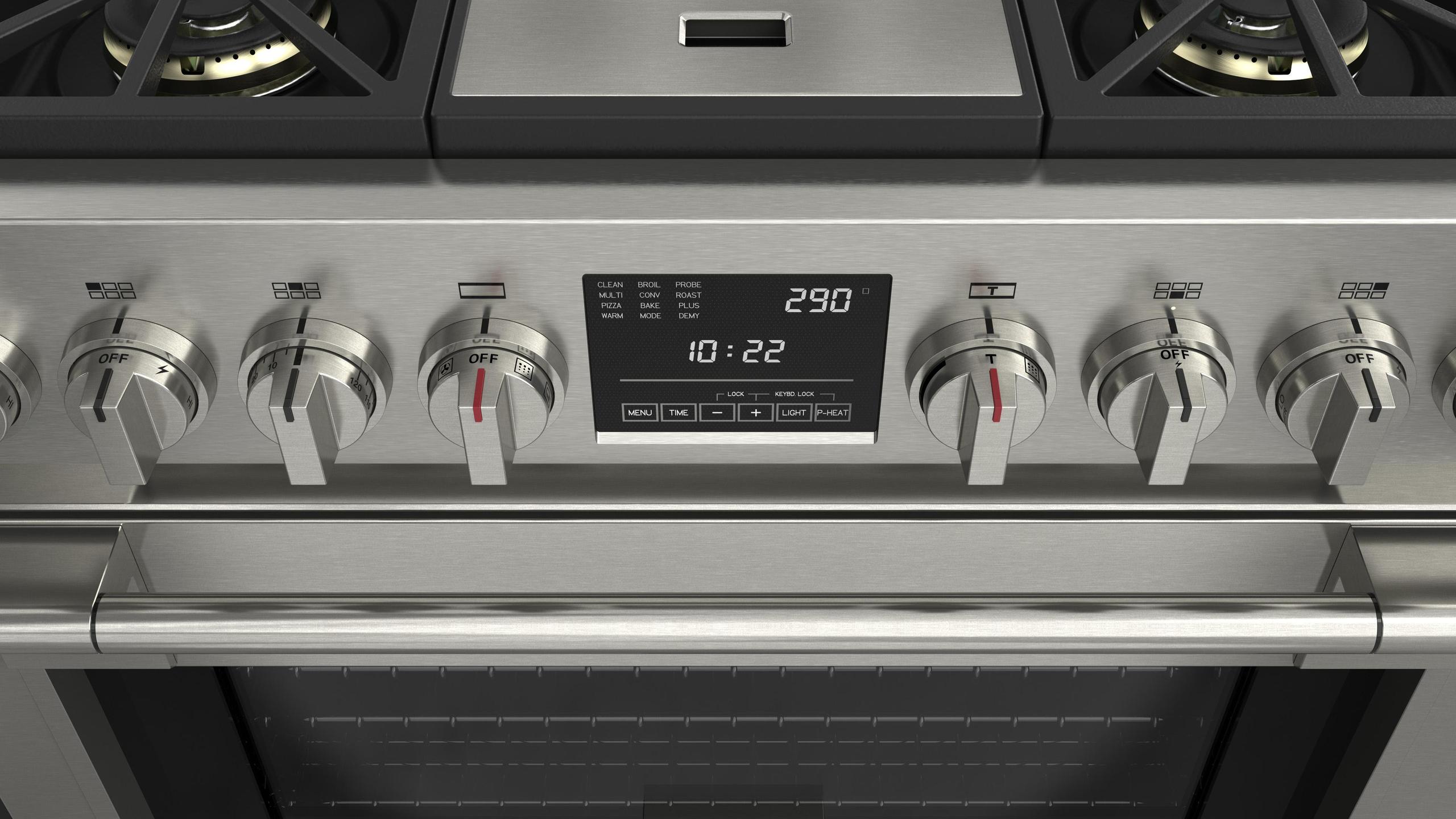 36 DUAL FUEL PRO RANGE WITH GRIDDLE