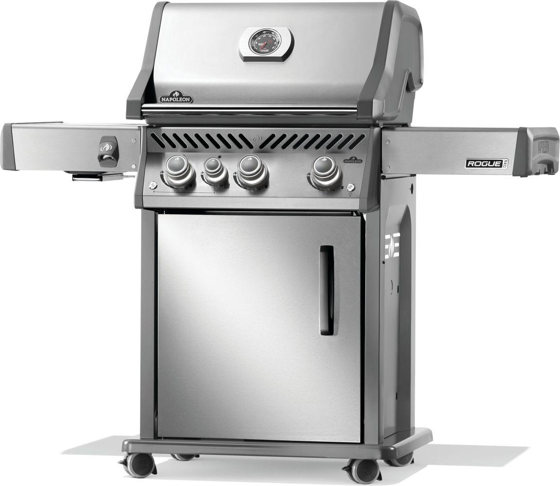 Napoleon Bbq RP425SIBNSS2 Rogue PRO 425 SIB with Infrared Side Burner , Natural Gas, Stainless Steel