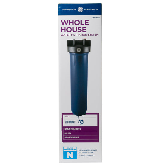 GXWH60T GE WHOLE HOUSE HIGH FLOW WATER FILTRATION SYSTEM