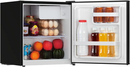 Frigidaire EFR197BLACK 1.6 Cu. Ft. Retro Compact Refrigerator with Built-In Side Bottle Opener - Black
