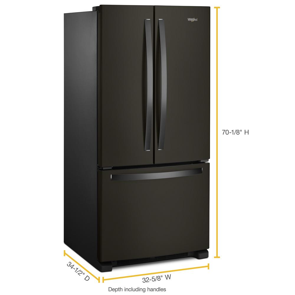 Whirlpool WRFF5333PV 33-inch Wide French Door Refrigerator - 22 cu. ft.