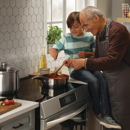 Frigidaire GCFI3070BF 30" Front Control Induction Range with Stone-Baked Pizza