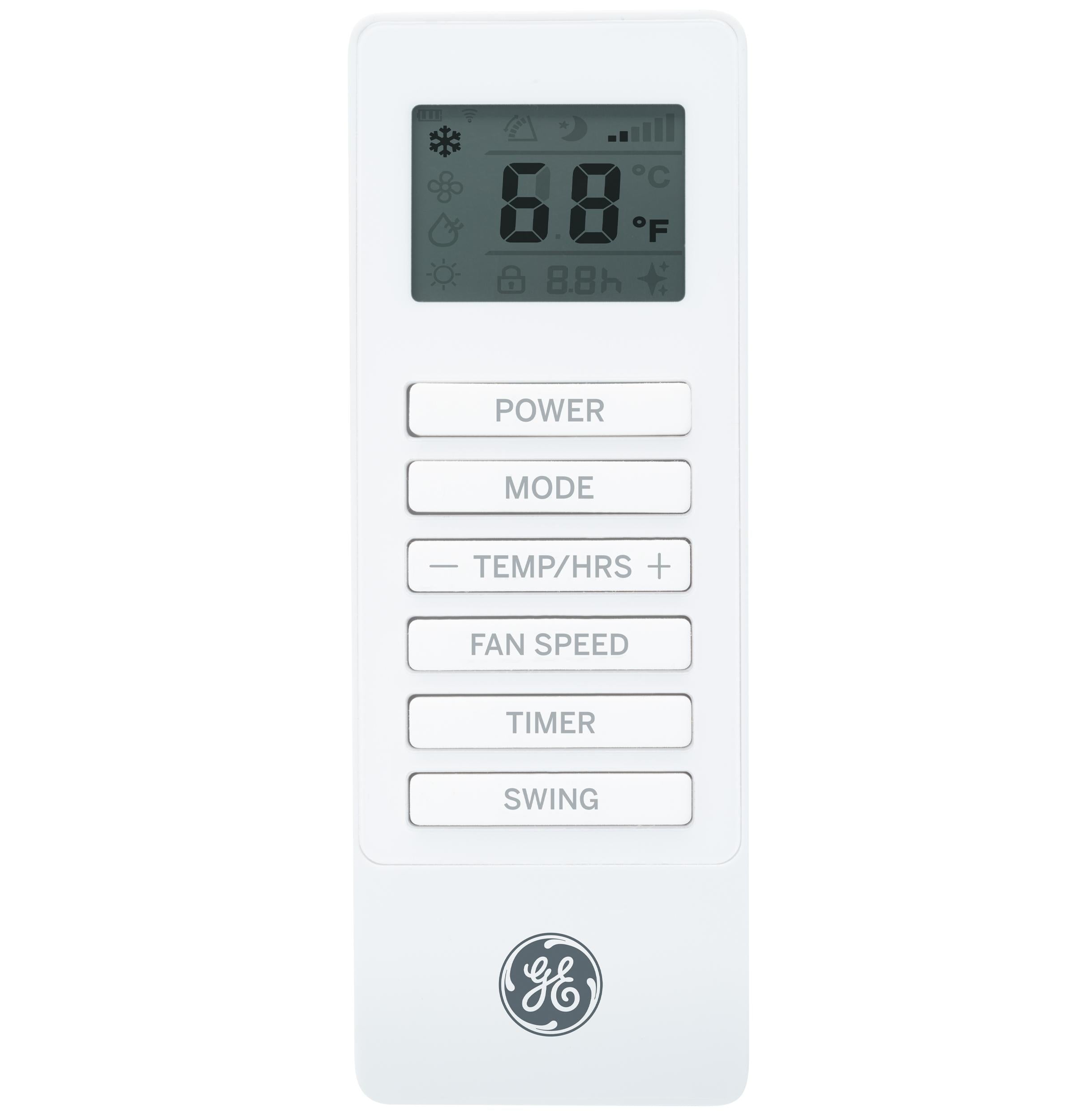 GE® 14,000 BTU Heat/Cool Portable Air Conditioner for Medium Rooms up to 550 sq ft. (9,950 BTU SACC)