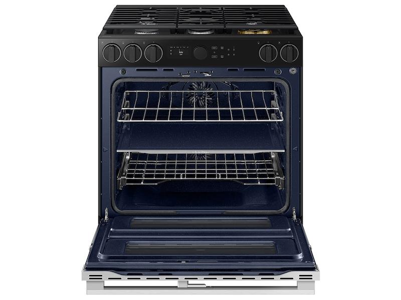 Samsung NSG6DG8550SR Bespoke Smart Slide-In Gas Range 6.0 cu. ft. with Flex Duo™ & Illuminated Precision Knobs in Stainless Steel