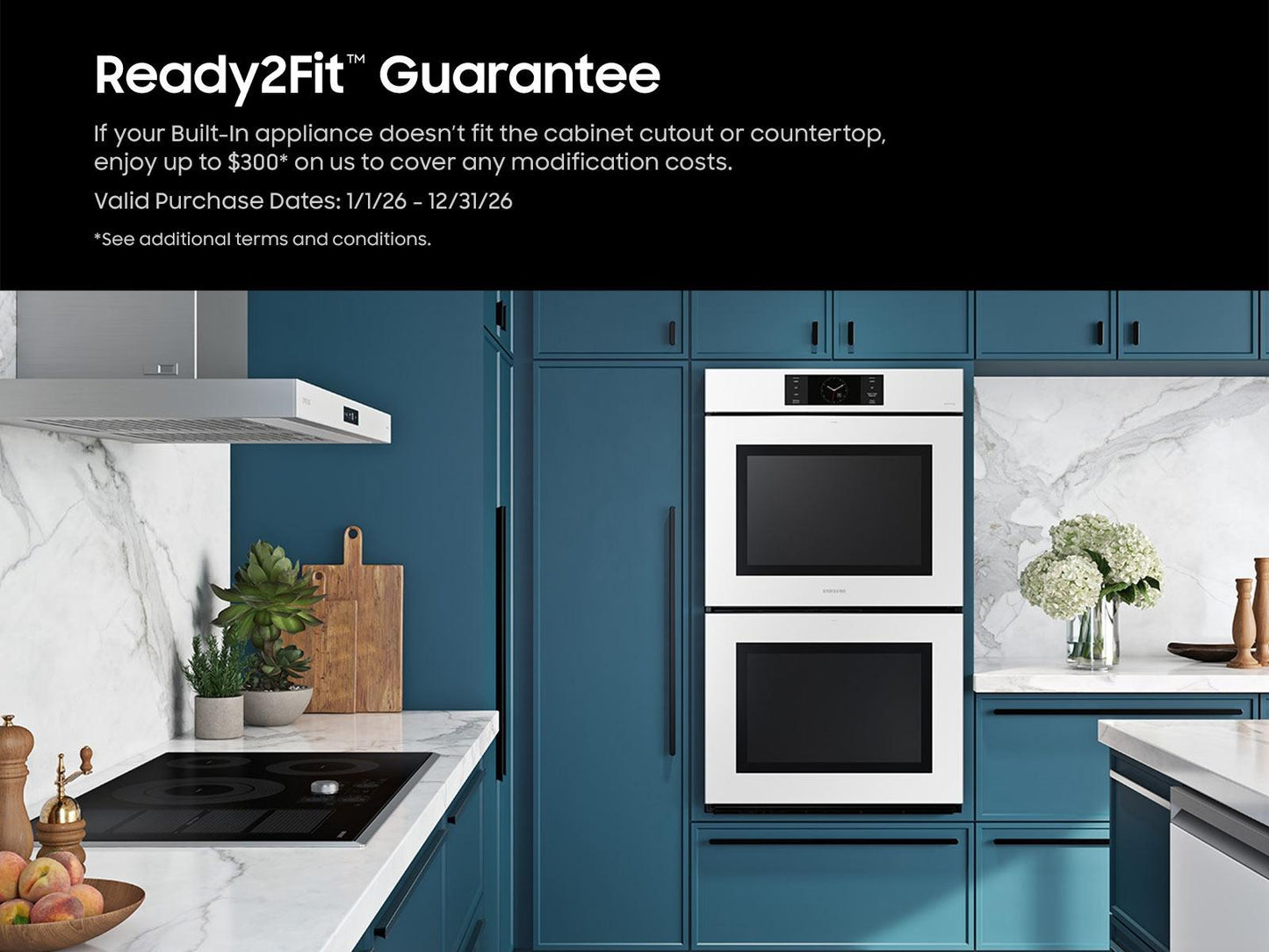Samsung NV51CG700DMT Bespoke AI Double Wall Oven AI Home 7" Display  AI Pro Cooking™  5.1 cu.ft./5.1 cu.ft.