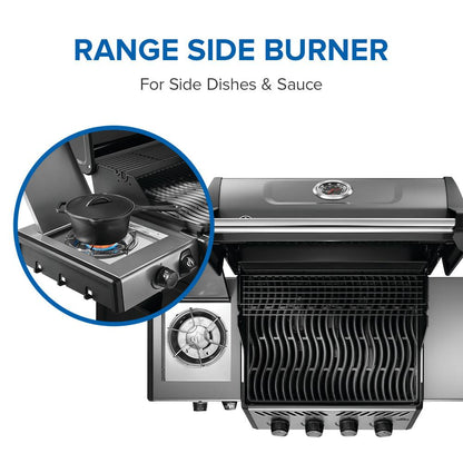 Napoleon Bbq F425DSBPGTECP Freestyle 425 SB with Range Side Burner , Propane, Graphite Grey