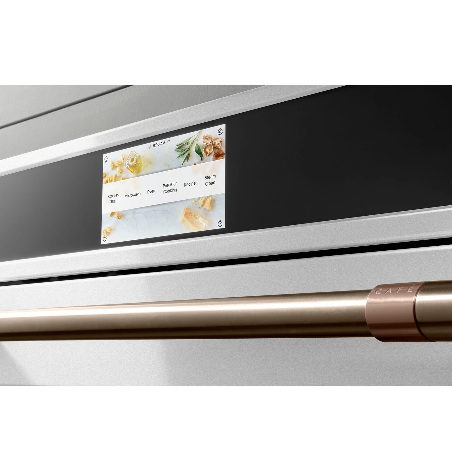 Cafe CSB923P4NW2 CAF(EBACK)™ 30" Smart Five in One Wall Oven with 240V Advantium® Technology