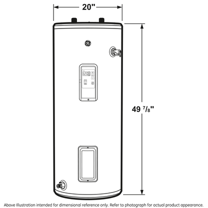 GE30T12BLM GE® Smart 30 Gallon Tall Electric Water Heater