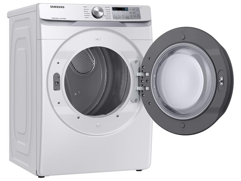 Samsung 7.5 cu. ft. Smart Electric Dryer with Sensor Dry in White