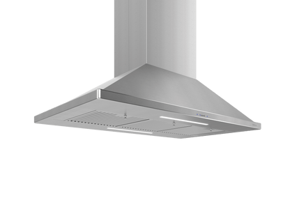 Zephyr ZSLE42BS Siena Pro Island, 42", SS, 1200 CFM, Hybrid Baffles, LED