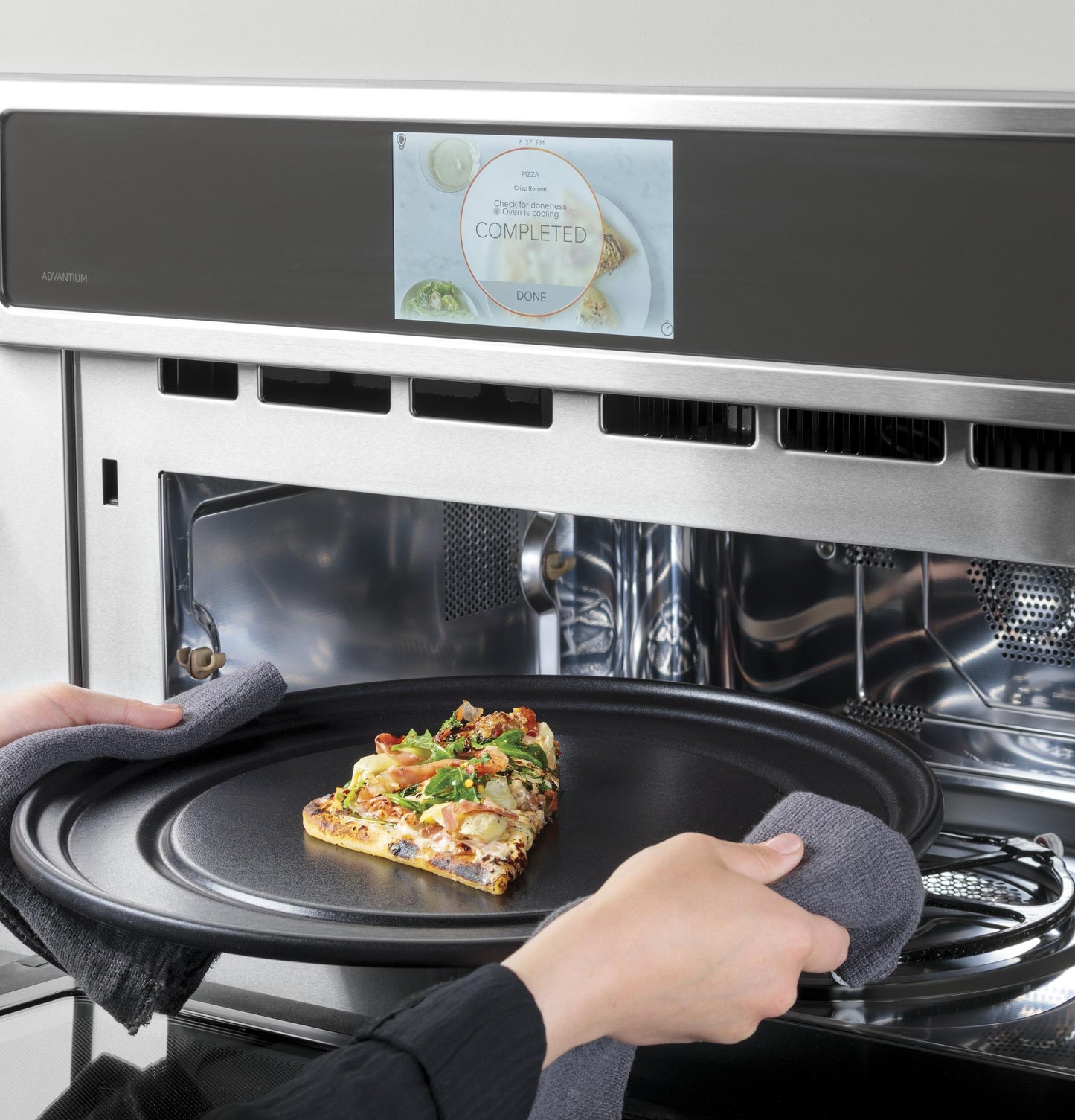 Cafe CSB923P4NW2 CAF(EBACK)™ 30" Smart Five in One Wall Oven with 240V Advantium® Technology