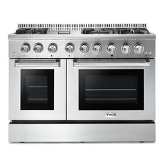 HRD4803ULP Thor Kitchen 48 Inch Professional Dual Fuel Range In Stainless Steel - Hrd4803ulp