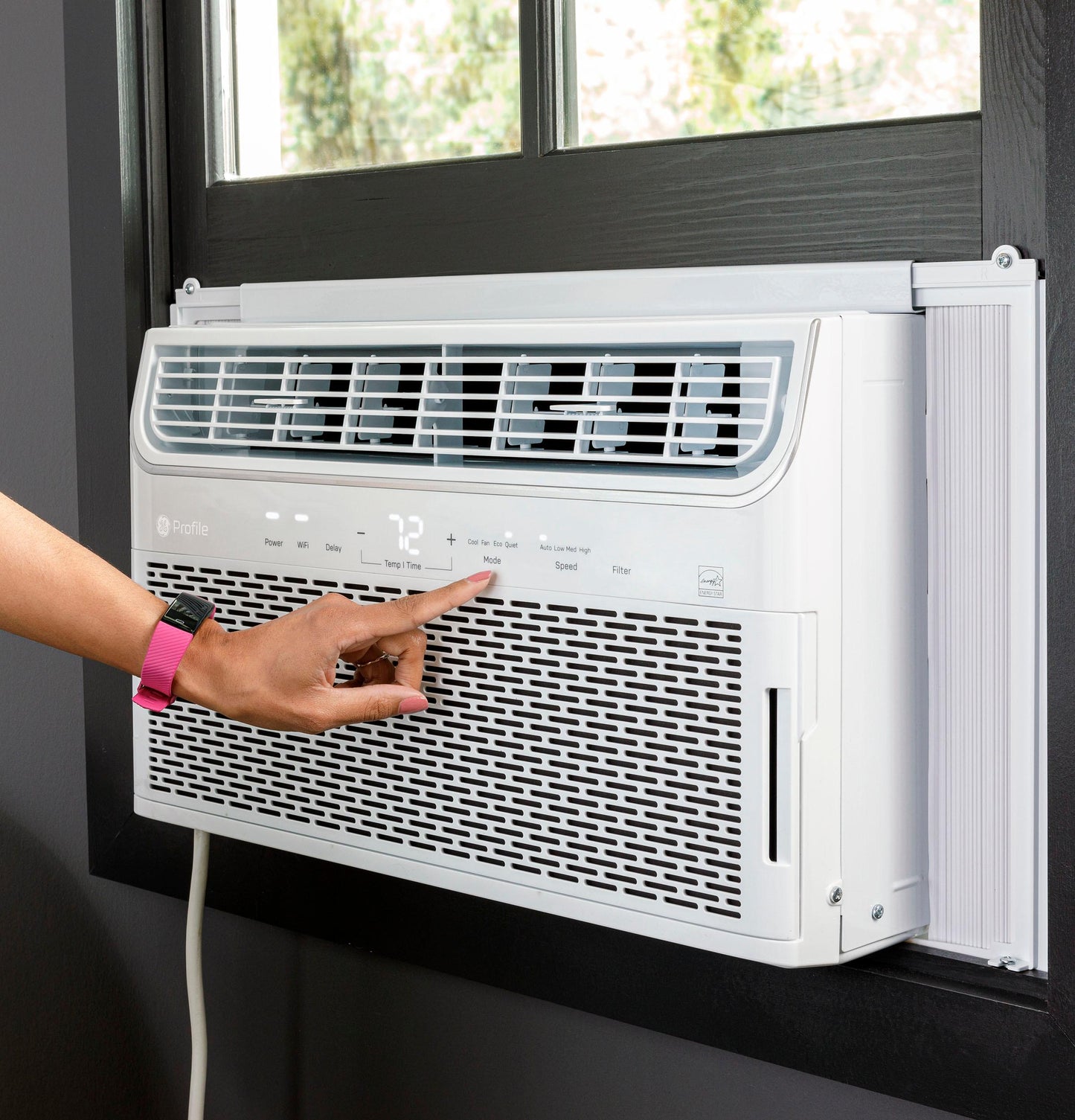 AHTR12AC GE Profile™ ENERGY STAR® 12,000 BTU Inverter Smart Ultra Quiet Window Air Conditioner for Large Rooms up to 550 sq. ft.