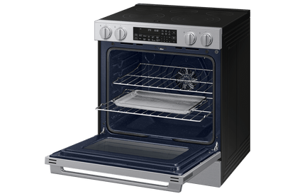 Samsung NSE90H63SR Bespoke Smart Slide-in Electric Range Pro Style Elite Design  Illuminated Knobs  Air Fry Max