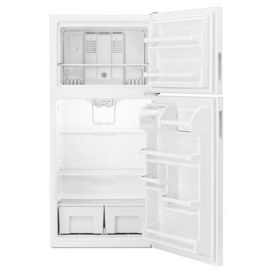 30-inch Wide Top-Freezer Refrigerator with Gallon Door Storage Bins - 18 cu. ft. - black