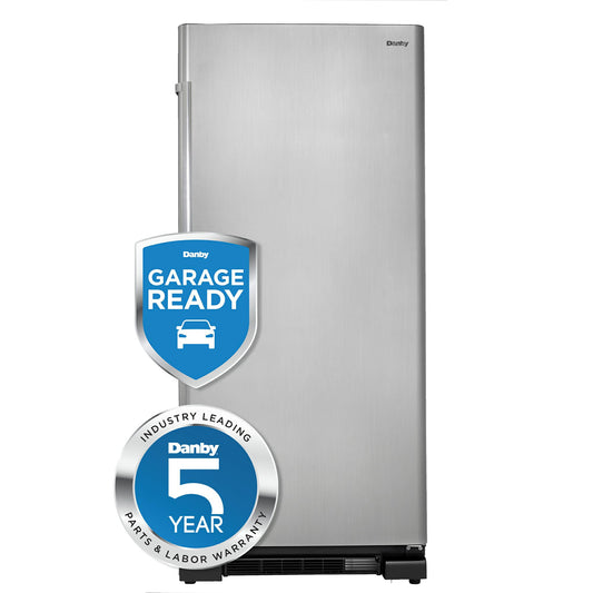 DUF167A4BSLDD Danby Designer 16.7 cu. ft. Upright Freezer in Stainless Steel Look