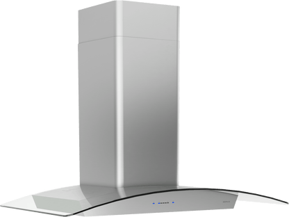 Zephyr ZRVE30CGC Ravenna Wall, 30in, SS+Clear Glass, LED