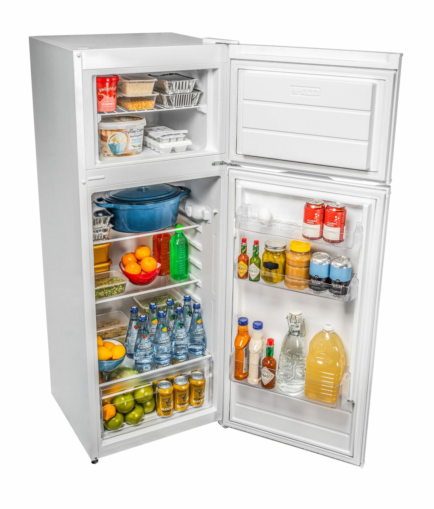 DPF074V1WDB6 Danby 7.4 cu. ft. Apartment Size Fridge Top Mount in White