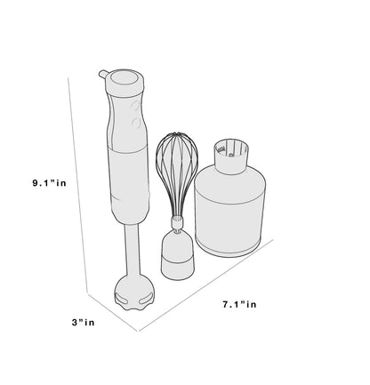 G8H1AASSPSS GE Immersion Blender with Accessories