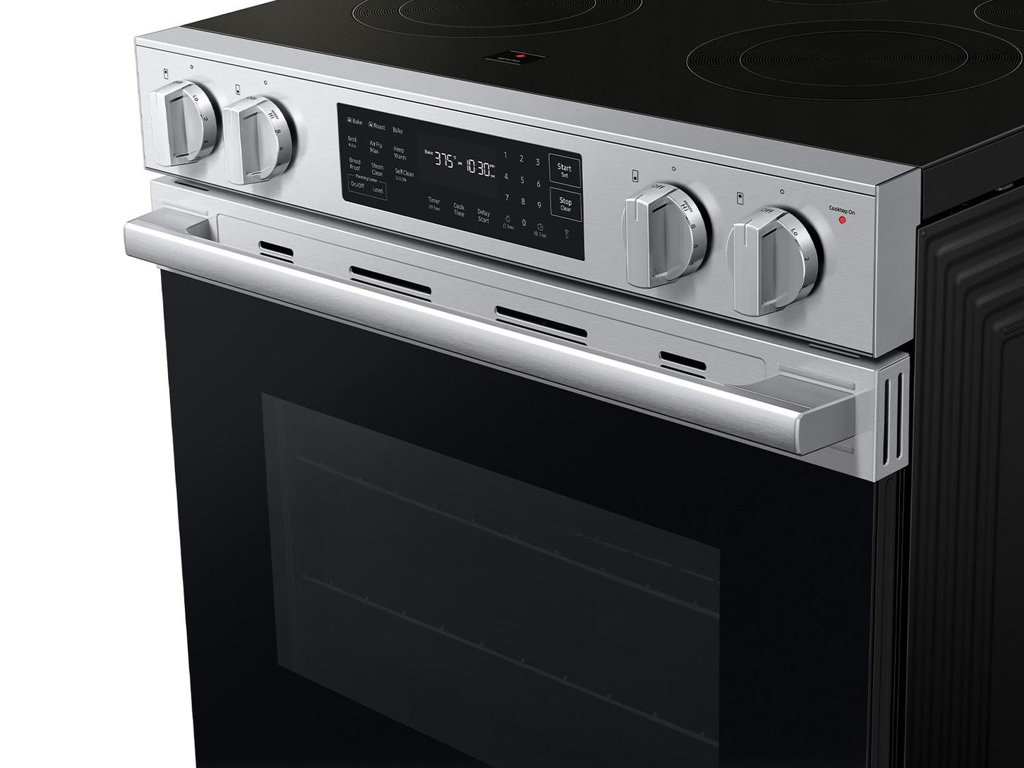 Samsung NSE70H63SR Bespoke Smart Slide-in Electric Range Pro Style Design  Air Fry Max  Precision Knobs
