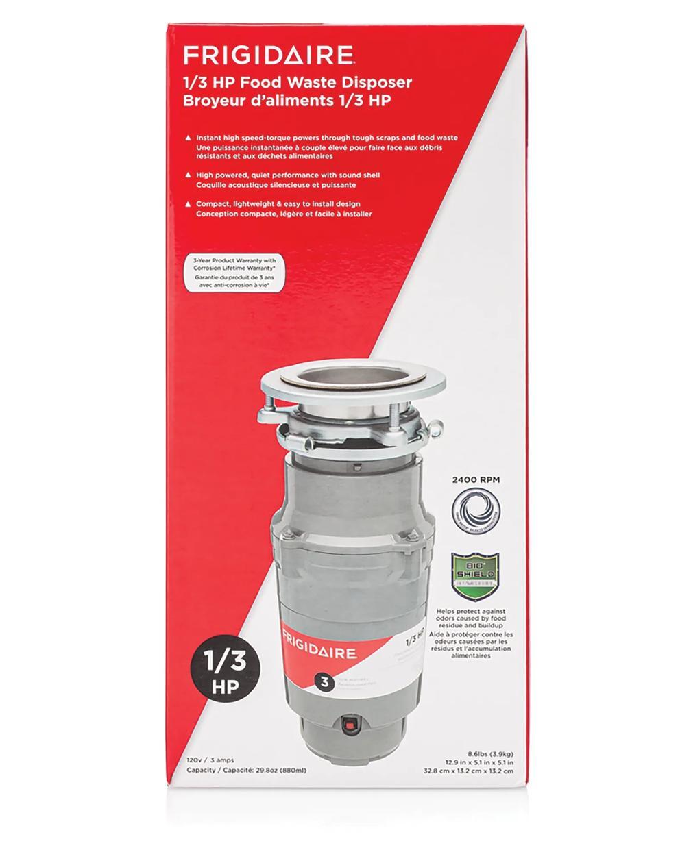 Frigidaire FF03DISPD1 1/3HP Direct Wire Disposer