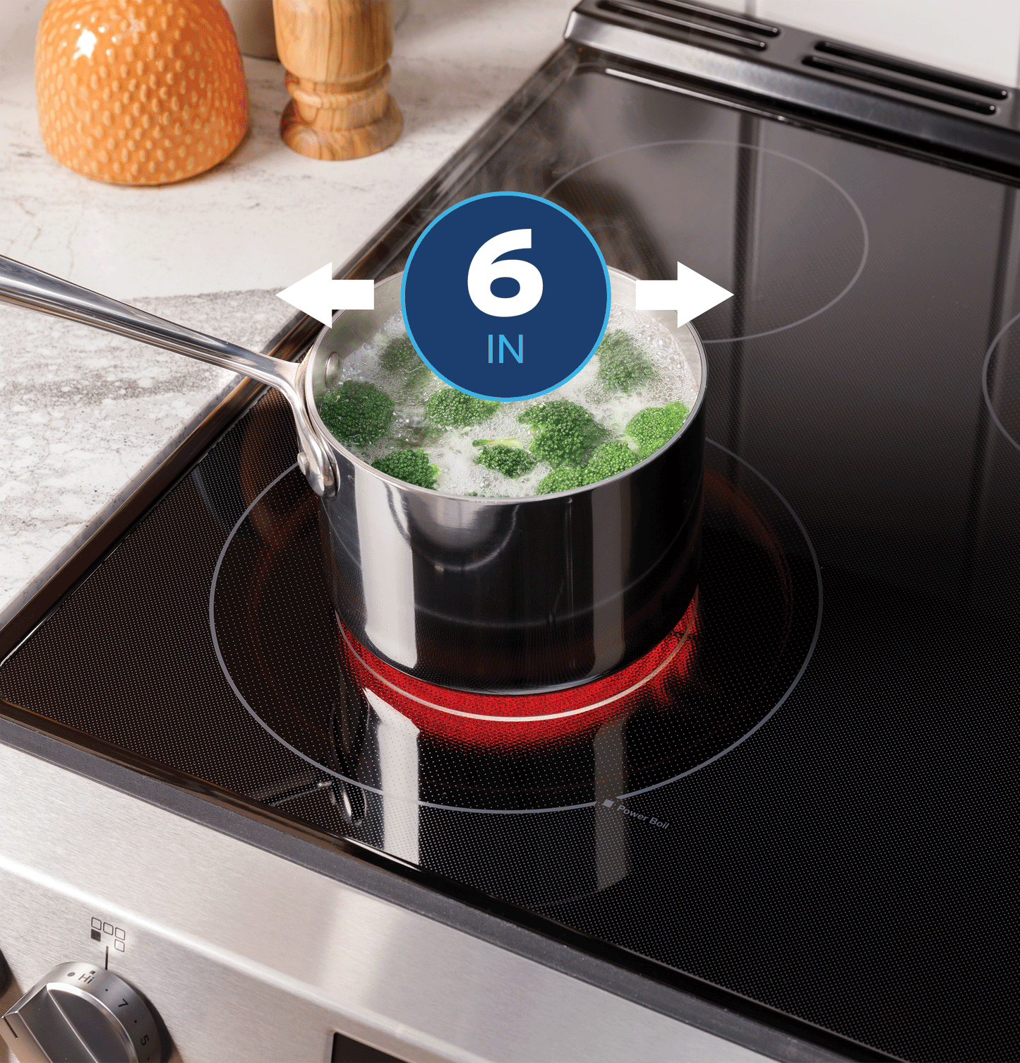 GRF600AVSS GE® ENERGY STAR® 30" Free-Standing Electric Convection Range with No Preheat Air Fry and EasyWash™ Oven Tray