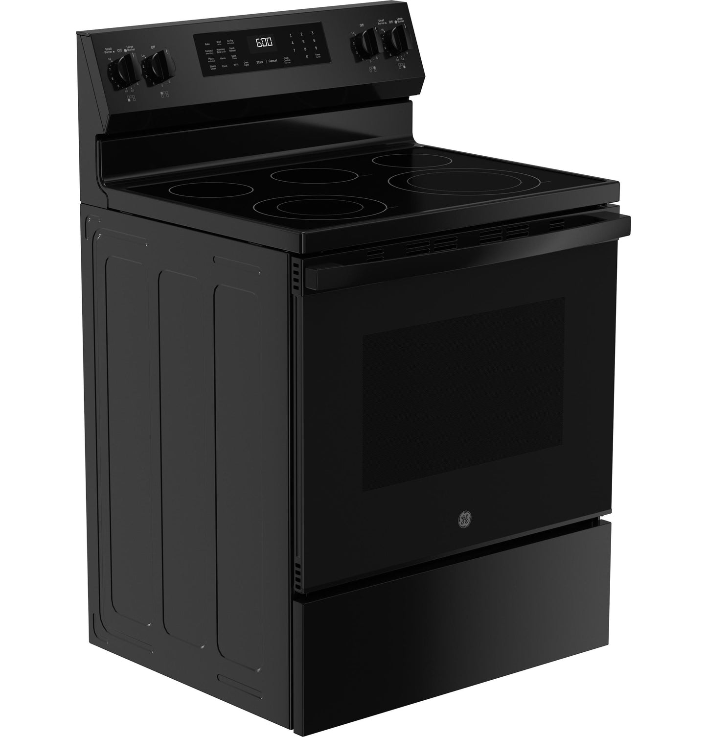 GRF600AVBB GE® ENERGY STAR® 30" Free-Standing Electric Convection Range with No Preheat Air Fry and EasyWash™ Oven Tray
