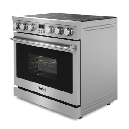 ARE36 Thor Kitchen 36-inch Electric Range - Contemporary Professional - Are36