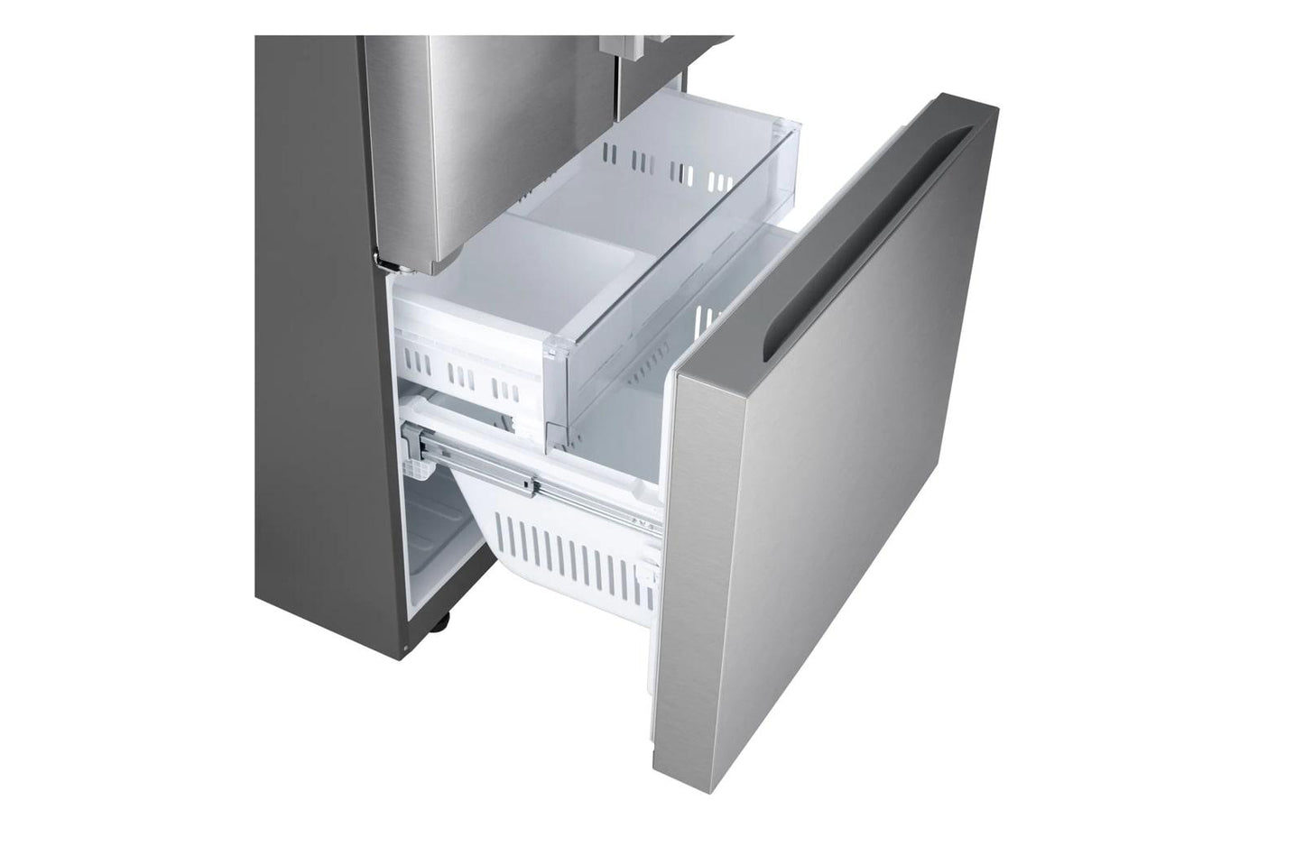 Lg LF25H6200S 25 cu. ft. 3-Door French Door Refrigerator with Hybrid Handle Design