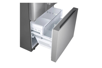 Lg LF25H6200S 25 cu. ft. 3-Door French Door Refrigerator with Hybrid Handle Design