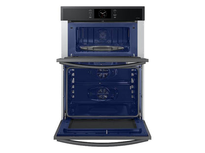 Samsung NQ70CG600DMTAA 30" Microwave Combination Wall Oven with Steam Cook in Matte Black