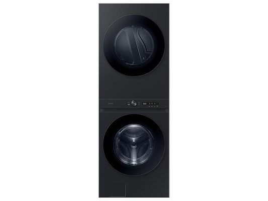 Samsung WH46DBH500EV Bespoke 4.6 cu. ft. AI Laundry Hub™ Large Capacity Single Unit Washer with Flex Auto Dispense System and 7.6 cu. ft. Electric Dryer in Brushed Black