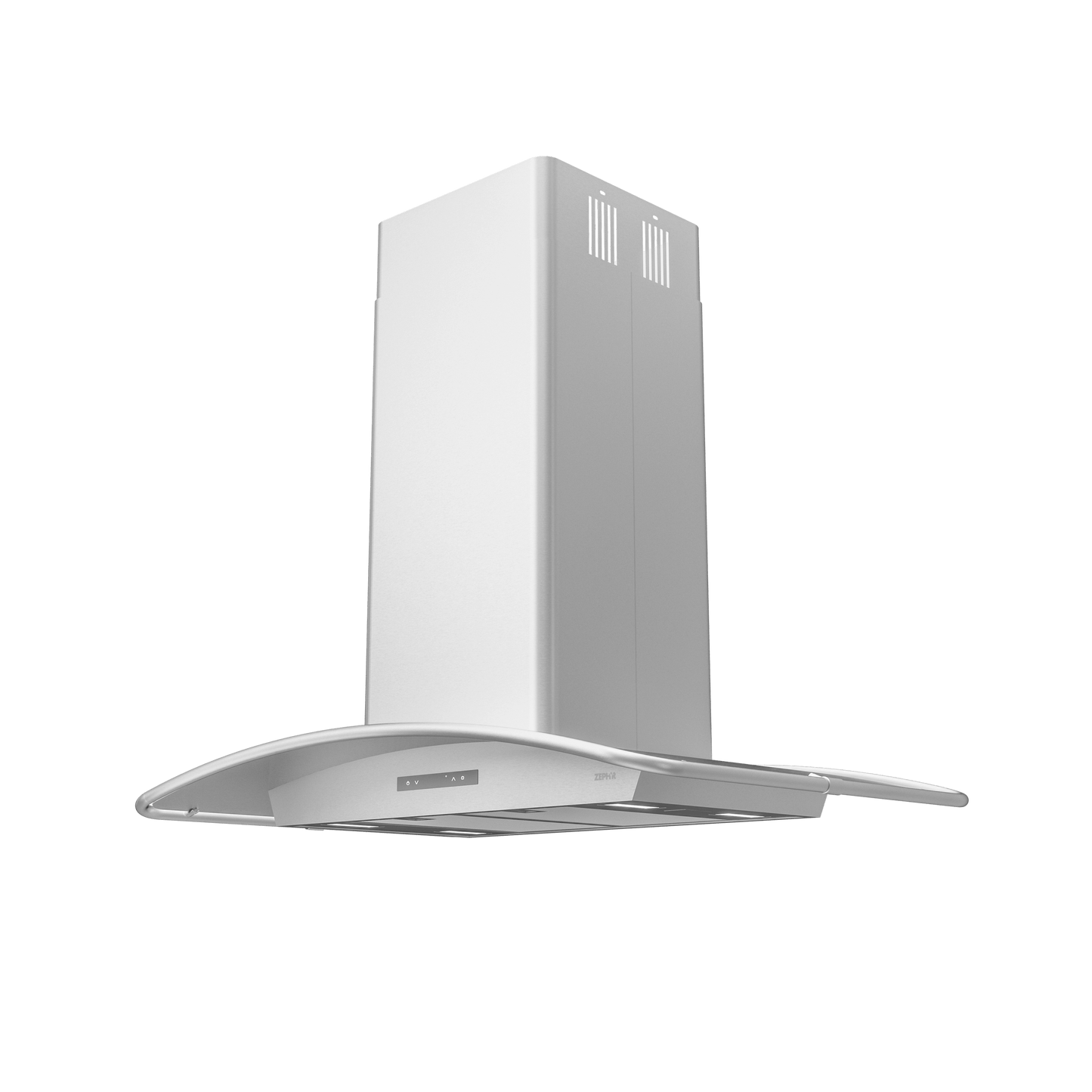 Zephyr ZMLM90CS Milano Connect Island, 90cm, SS, LED, ACT
