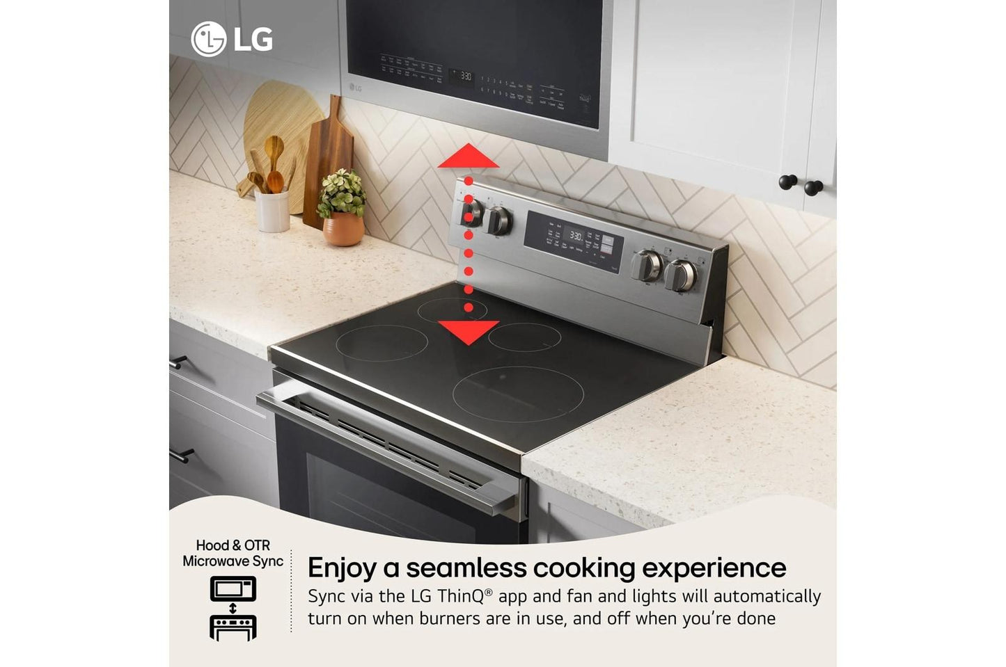 Lg LREN6321VE 6.3 cu. ft. Smart Wi-Fi Enabled Electric Range with Air Fry & EasyClean®
