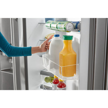 Maytag MRSF4036PB 36-Inch Wide Side-by-Side Refrigerator - 25 Cu. Ft.