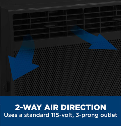 AWAS05BBA GE® 5,000 BTU Mechanical Window Air Conditioner for Small Rooms up to 150 sq ft., Black