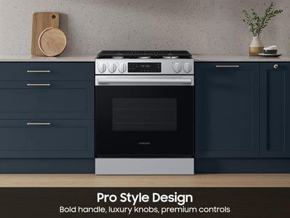 Samsung NSG70H60SR Bespoke Smart Slide-in Gas Range Pro Style Design  Air Fry Max  Precision Knobs