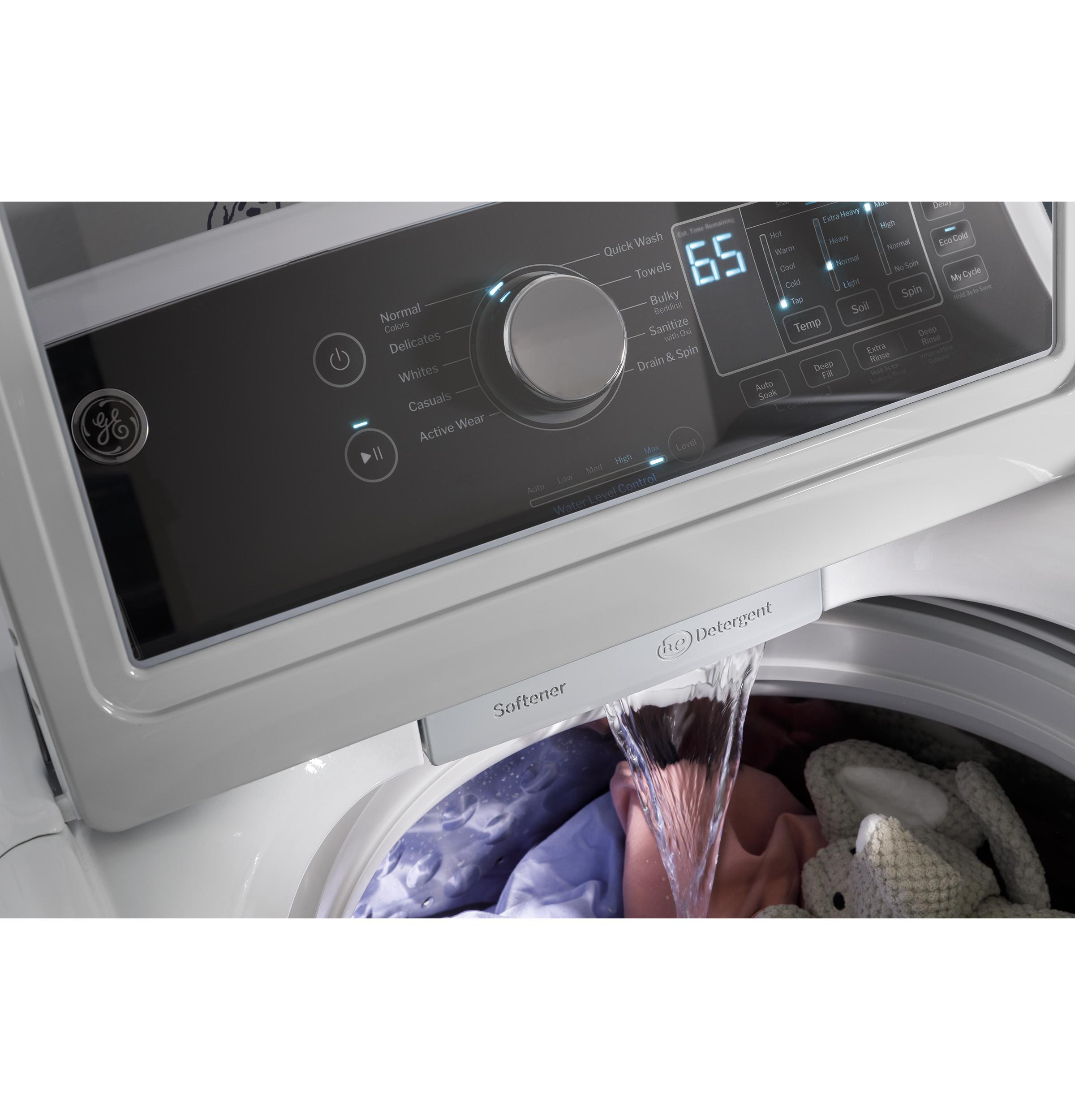 GTW585BSVWS GE® 4.5 cu. ft. Capacity Washer with Water Level Control