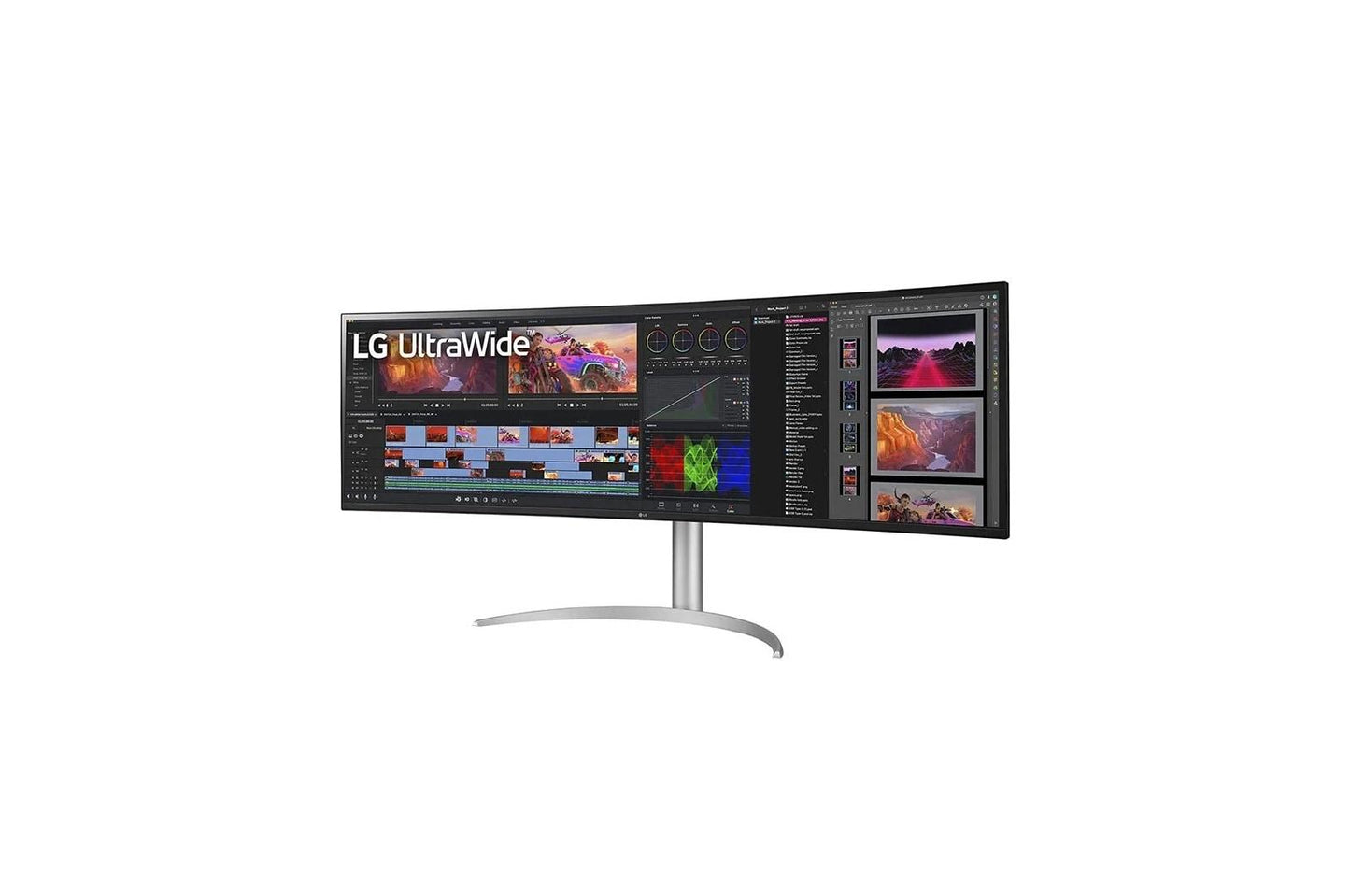 Lg 49BQ95CW 49" Dual QHD Nano IPS™ Curved UltraWide™ Monitor with VESA Display HDR™ 400, Built-in Speakers & Gaming Features