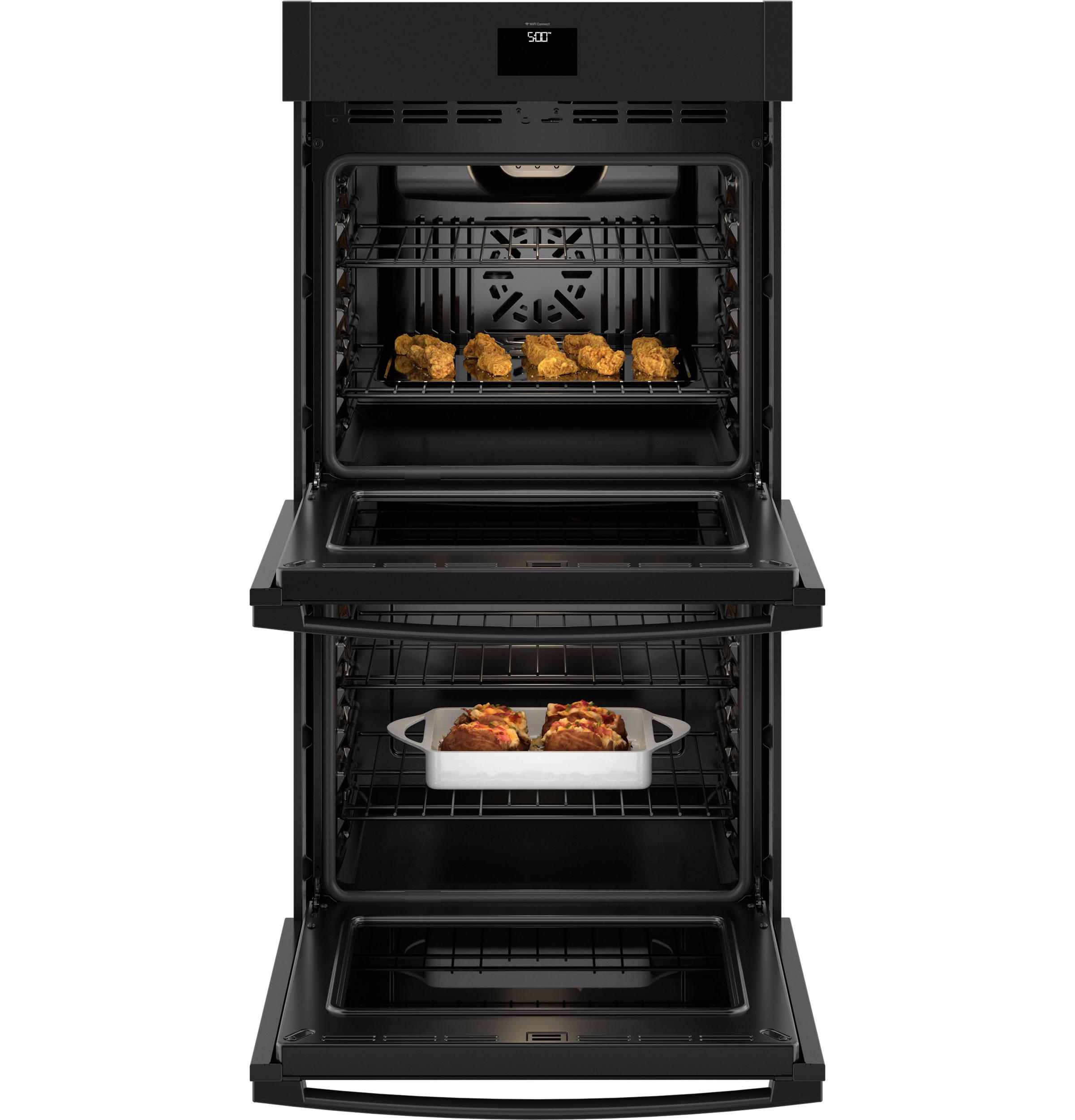 JKD5000DVBB GE® 27" Smart Built-In Convection Double Wall Oven with No Preheat Air Fry