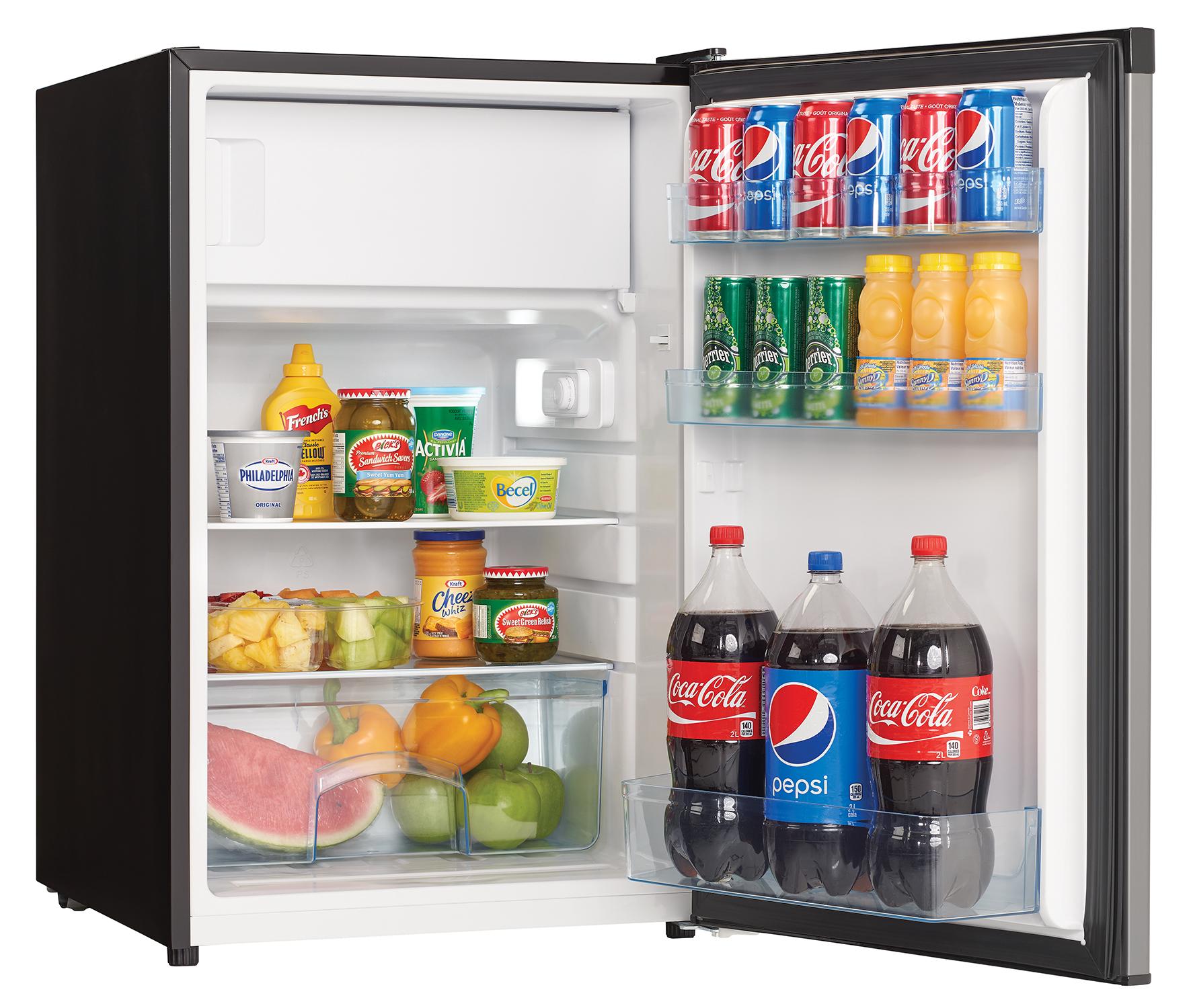 DCR045B1BSLDB Danby 4.5 cu. ft. Compact Fridge with True Freezer in Stainless Steel