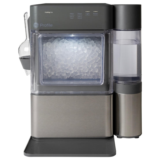 P4NM25PZSG GE Profile Opal Mini Pro Nugget Ice Maker with Side Tank