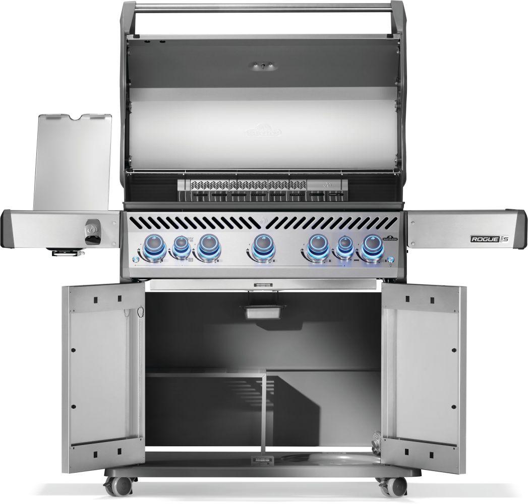 Napoleon Bbq RPS625RSIBPSS2 Rogue PRO-S 625 RSIB with Infrared Side and Rear Burner , Propane, Stainless Steel