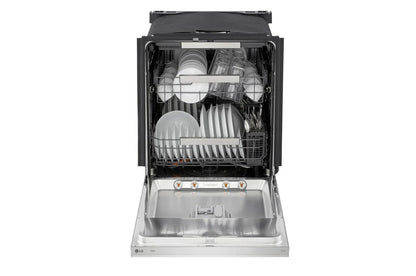Lg LDNPH753S Smart FlushFit™ Top Control Dishwasher with 1-Hour Wash & Dry, QuadWash® Pro, TrueSteam® and Dynamic Heat Dry™ w/AutoVent Dry™