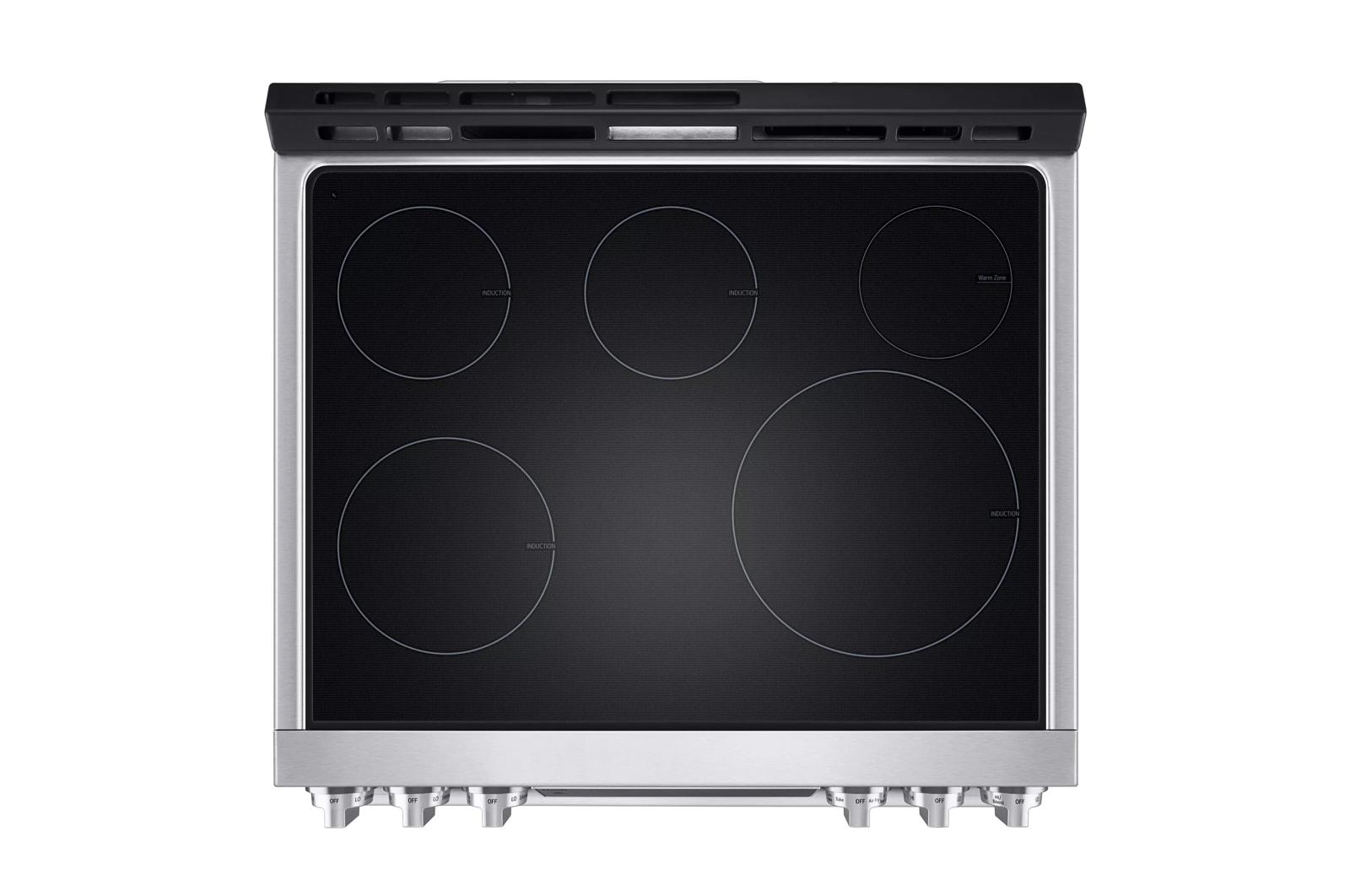 LG STUDIO 6.3 cu. ft. InstaView® Induction Slide-in Range with Air Fry and Air Sous Vide