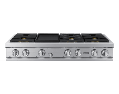 Dacor DTT48T963GS 48" Rangetop, Silver Stainless, Natural Gas/Liquid Propane