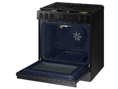 Samsung NSG6DG8500MT Bespoke 6.0 cu. ft. Smart Slide-In Gas Range with Air Sous Vide & Air Fry in Matte Black