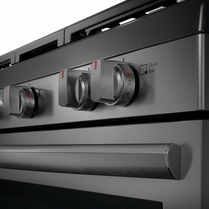 Frigidaire GCRG3060BD 30" Rear Control Gas Range with Total Convection