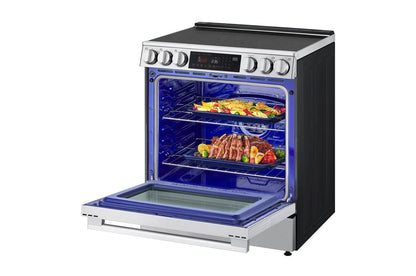 Lg LSEL6335XE 6.3 cu. ft. Smart Electric Slide-in Range with InstaView®, ProBake Convection®, and Air Fry